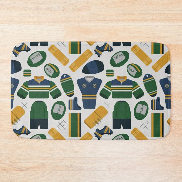 Item preview, Rugby Seamless Pattern – Jerseys, Balls & Gear designed and sold by Midnight Veil Designs.