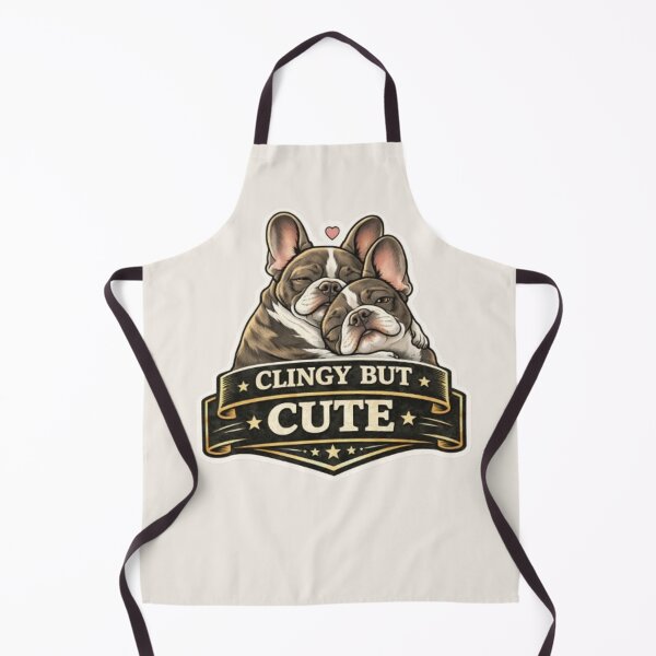 Item preview, French Bulldog Owners Club – Clingy But Cute Funny Frenchie Love Design designed and sold by Frenchie Fever.