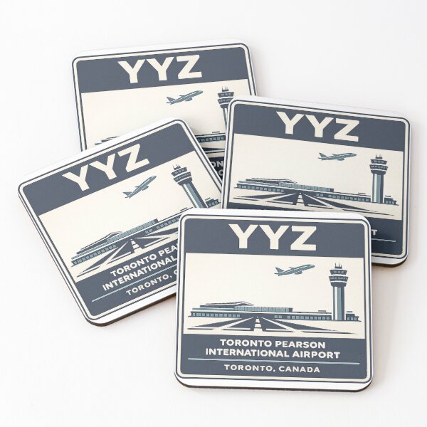 Item preview, YYZ Toronto Pearson Airport Sticker Magnet Canada Aviation Design designed and sold by CLOUTKULT.