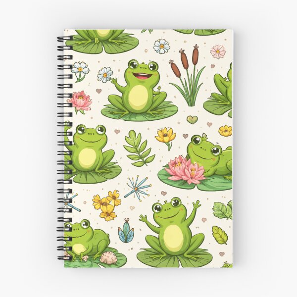Item preview, Neon Tree Frog Pattern on Black – Tropical Frog  designed and sold by TEEJAMBOREE.