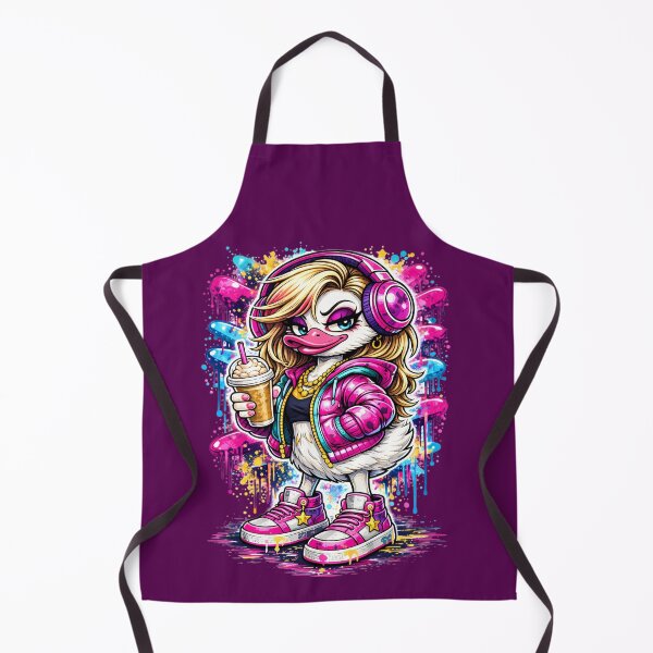 Item preview, Cool Pink Duck Girl Graffiti Aesthetic designed and sold by GlowingTales.