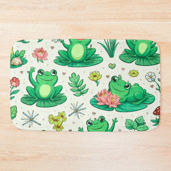 Item preview, Neon Tree Frog Pattern on Black – Tropical Frog  designed and sold by TEEJAMBOREE.