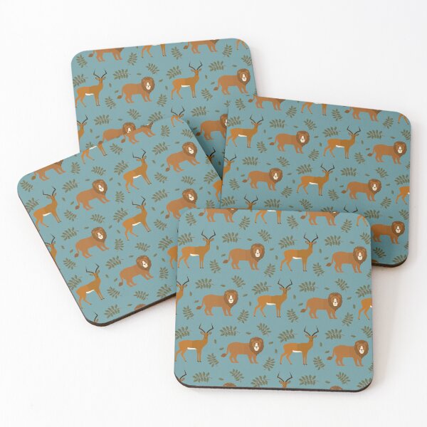 Item preview, Safari adventures on blue designed and sold by reneesillus.