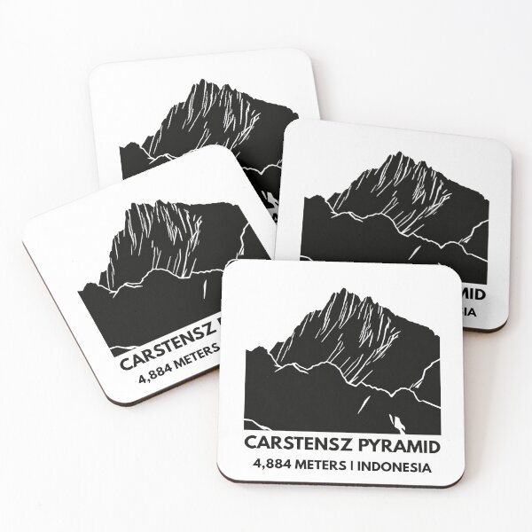 Item preview, Carstensz Pyramid - Oceania’s Limestone Giant Minimalist Silhouette designed and sold by Path&Peak.