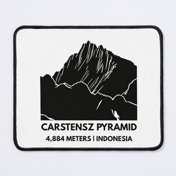 Item preview, Carstensz Pyramid - Oceania’s Limestone Giant Minimalist Silhouette designed and sold by Path&Peak.