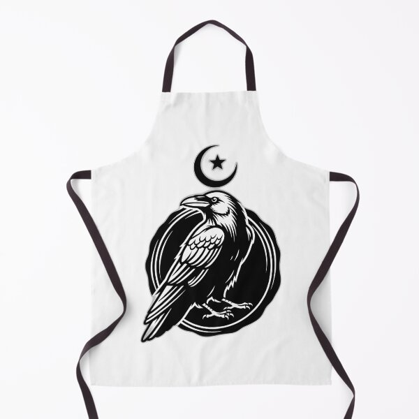 Item preview, Raven Crescent Crest designed and sold by IllumeInk.