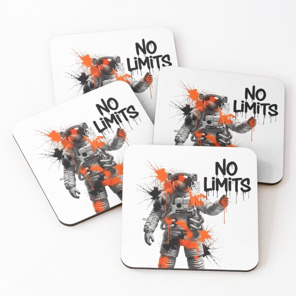 Item preview, Urban Astronaut Orange Paint Splatter Graffiti Art designed and sold by Ossvio.