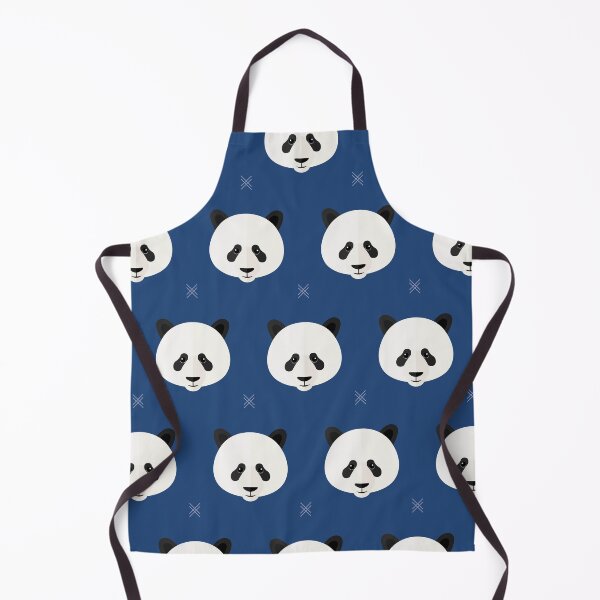 Item preview, Panda heads on blue designed and sold by reneesillus.