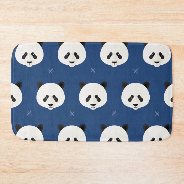 Item preview, Panda heads on blue designed and sold by reneesillus.