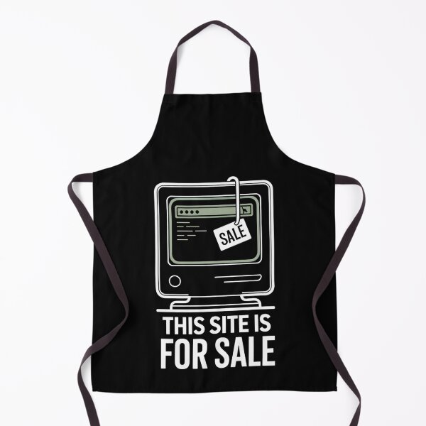 Item preview, This Site Is For Sale Retro Web Business Design designed and sold by Savage-Apron.