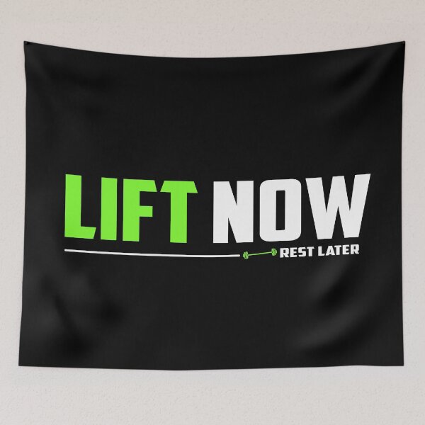 Item preview, Lift Now. Rest Later. designed and sold by TheFineShirt.