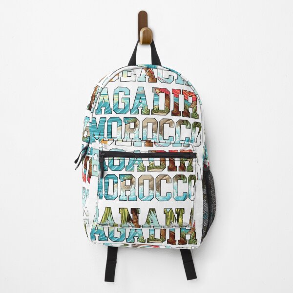 Item preview, Banana Beach Agadir Morocco - Tropical Beach Wave Typography Art Print designed and sold by DesignArtist.ia.
