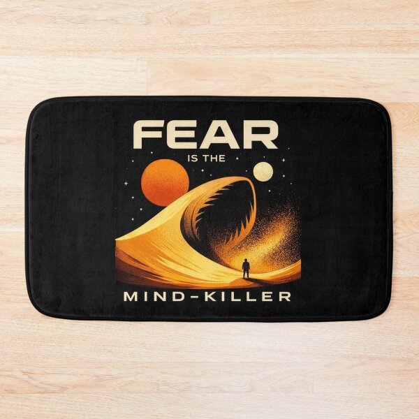 Item preview, Fear Is The Mind Killer Desert Scene – Minimalist Sci-Fi Inspired Design designed and sold by Kate1art.