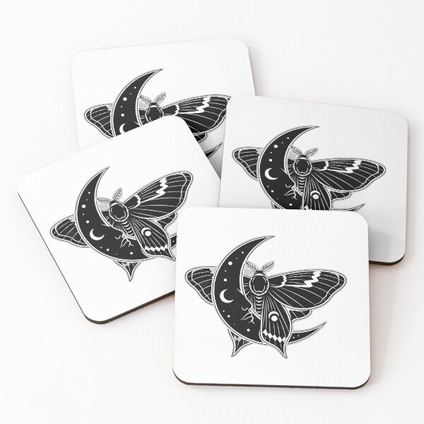 Item preview, Moth Moon Crest designed and sold by IllumeInk.