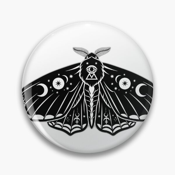 Item preview, Moth Occult Icon designed and sold by IllumeInk.