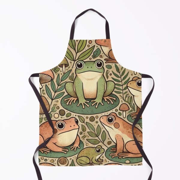 Item preview, Neon Tree Frog Pattern on Black – Tropical Frog designed and sold by TEEJAMBOREE.
