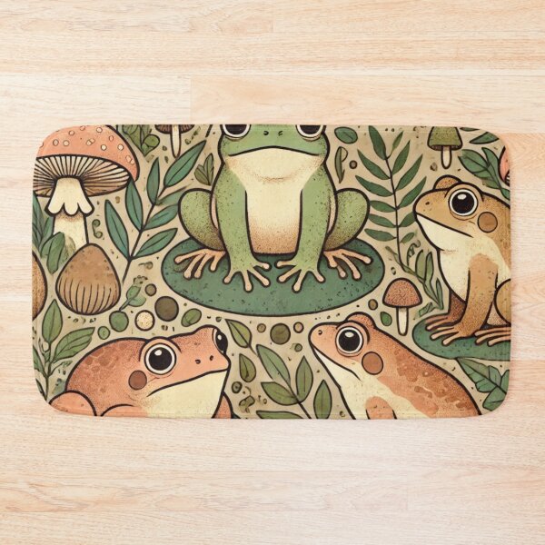 Item preview, Neon Tree Frog Pattern on Black – Tropical Frog  designed and sold by TEEJAMBOREE.