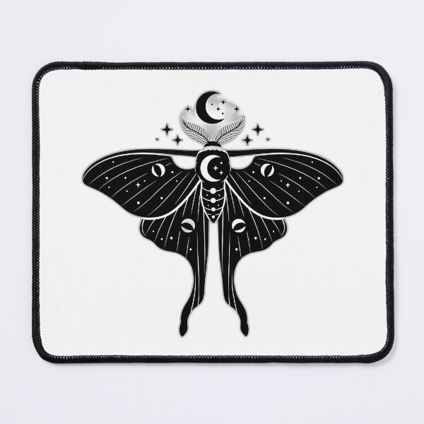 Item preview, Moth Lunar Talisman designed and sold by IllumeInk.