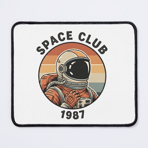 Item preview, Vintage Space Club 1987 Retro Astronaut Sunset designed and sold by Ossvio.