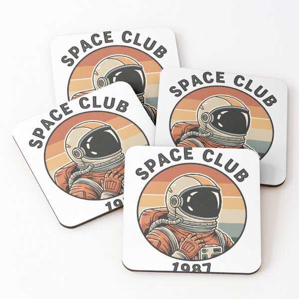 Item preview, Vintage Space Club 1987 Retro Astronaut Sunset designed and sold by Ossvio.
