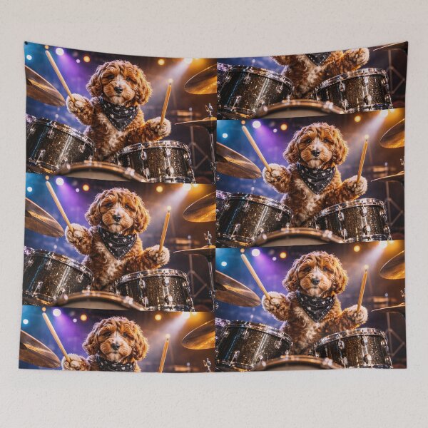 Item preview, Cockapoo Drummer on Stage designed and sold by Paul Thompson Photography.