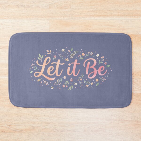 Item preview, Let It Be Soft Aesthetic Typography designed and sold by Quiet Mode Studio.