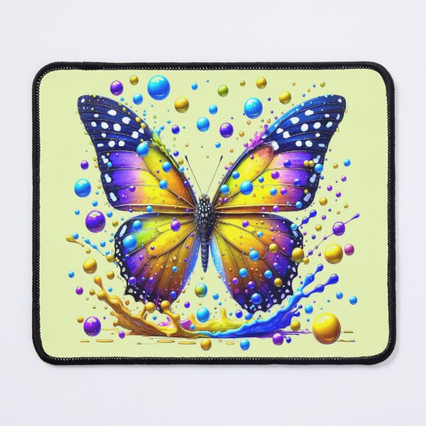 Item preview, Magical butterfly with paint drops designed and sold by LoneAngel.