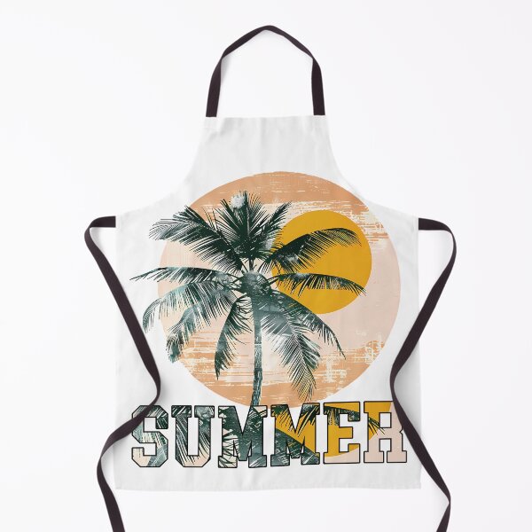 Item preview, Summer Palm Tree Sunset - Tropical Beach Distressed Art Print designed and sold by DesignArtist.ia.