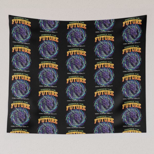 Item preview, Cyber Dragon “Embrace the Future” Design designed and sold by Dogandesighn.