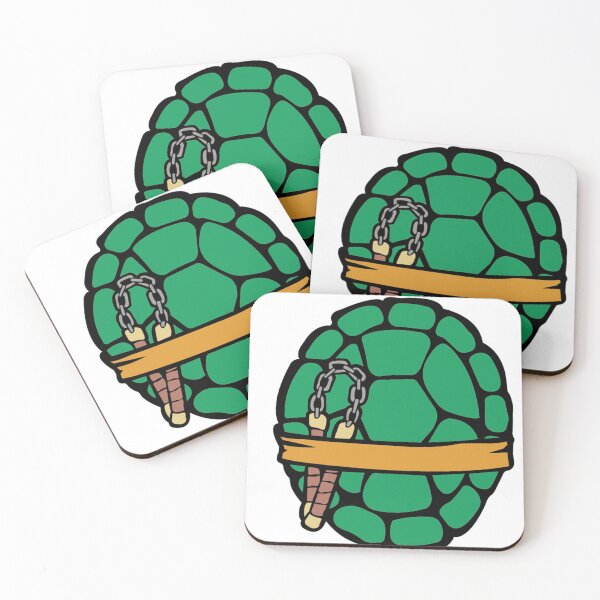 Item preview, Teenage Mutant  Turtle Shell Minimal Ninja Weapon Cartoon Design designed and sold by lilastonart.