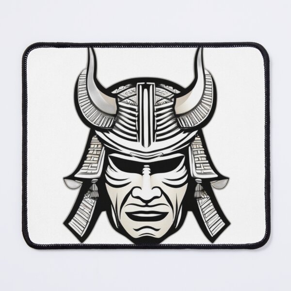 Item preview, Samurai Warrior Helmet Design - Bold and Powerful Artwork designed and sold by Bad7Wear.