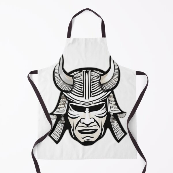 Item preview, Samurai Warrior Helmet Design - Bold and Powerful Artwork designed and sold by Bad7Wear.