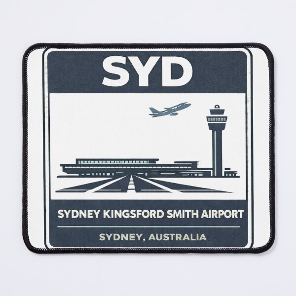 Item preview, SYD Sydney Airport Sticker Magnet Australia Aviation Design designed and sold by CLOUTKULT.