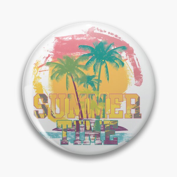 Item preview, Summer Time Palm Trees Sunset - Retro Tropical Beach Art Print designed and sold by DesignArtist.ia.