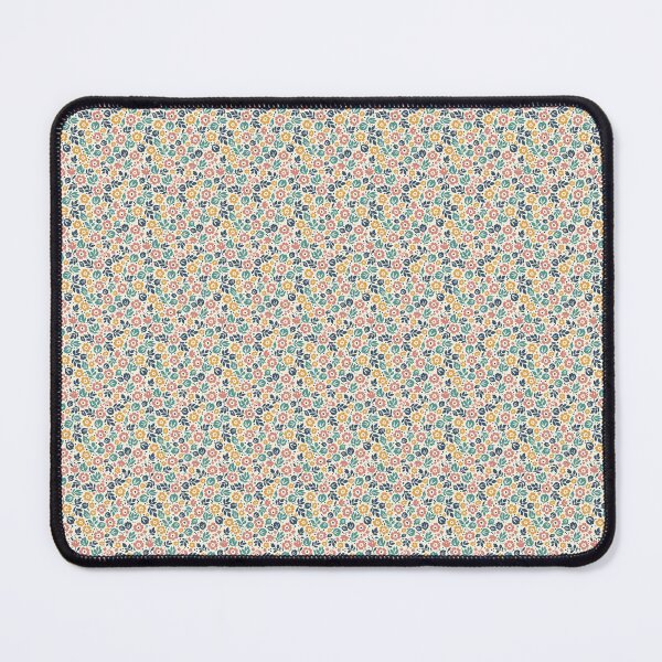 Item preview, Retro Cottagecore Pink and Mustard Floral Pattern designed and sold by Snout & Shout..