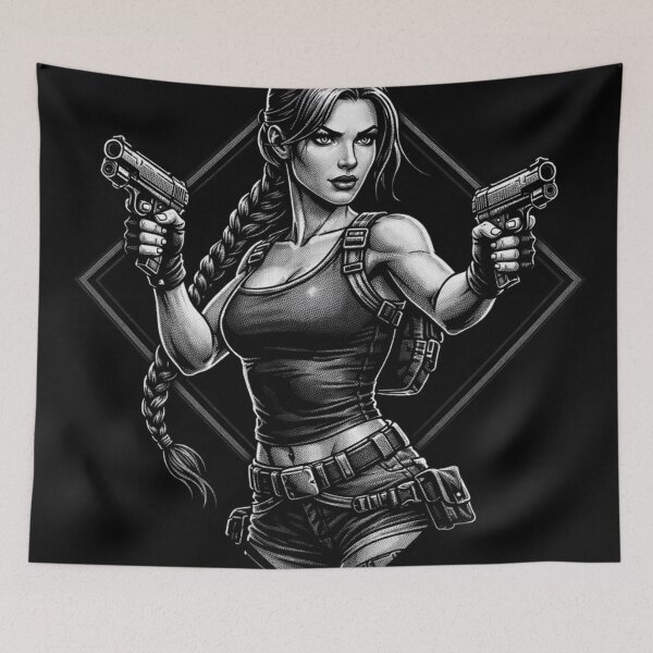 Item preview, Lara Croft Tomb Raider - Action Hero Design  designed and sold by Prestige Parlor.