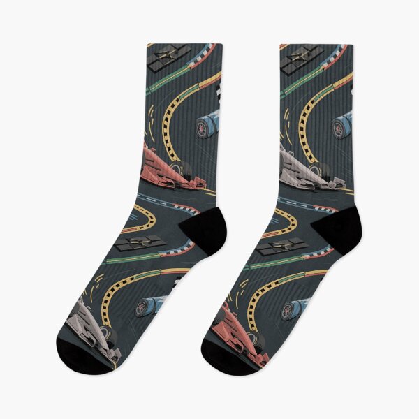 Item preview, Formula 1 Racing Seamless Pattern – F1 Cars, Track & Racing Flags designed and sold by Midnight Veil Designs.