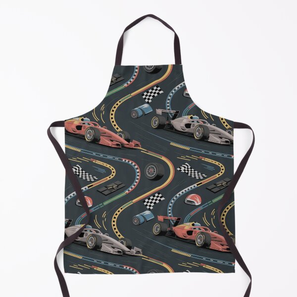 Item preview, Formula 1 Racing Seamless Pattern – F1 Cars, Track & Racing Flags designed and sold by Midnight Veil Designs.