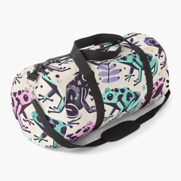 Item preview, Neon Tree Frog Pattern on Black – Tropical Frog  designed and sold by TEEJAMBOREE.