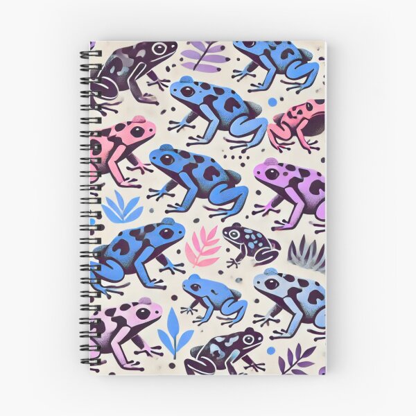 Item preview, Neon Tree Frog Pattern on Black – Tropical Frog  designed and sold by TEEJAMBOREE.