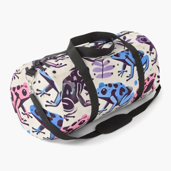 Item preview, Neon Tree Frog Pattern on Black – Tropical Frog  designed and sold by TEEJAMBOREE.