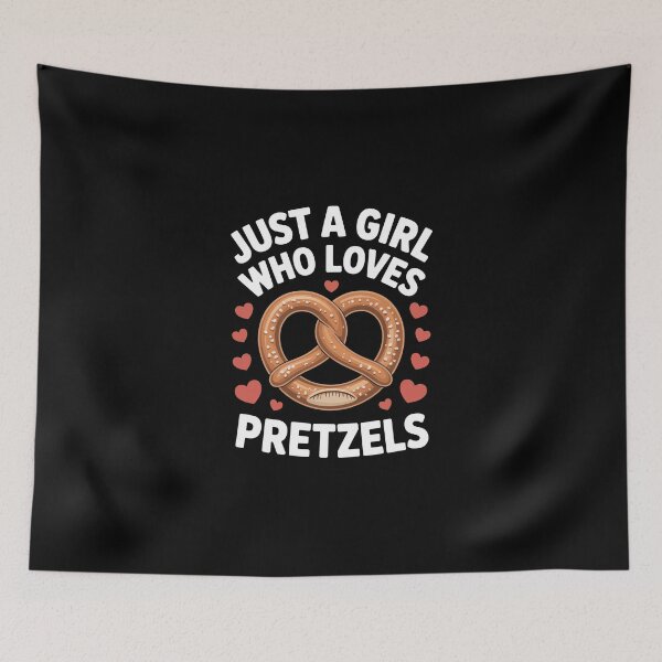 Item preview, Just a Girl Who Loves Pretzels designed and sold by jkrphoto.
