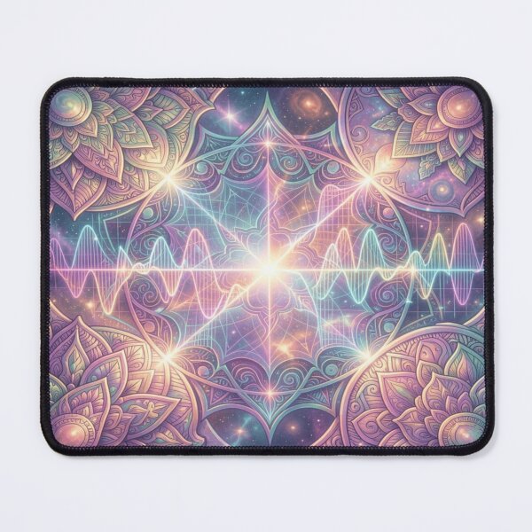 Item preview, Cosmic Frequency Mandala – Light, Harmony and Vibrant Energy Fusion designed and sold by FotoworldEdel.