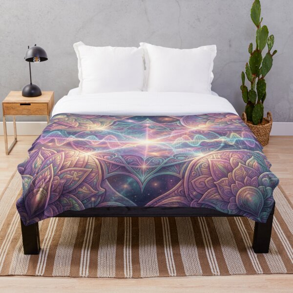Item preview, Cosmic Frequency Mandala – Light, Harmony and Vibrant Energy Fusion designed and sold by FotoworldEdel.