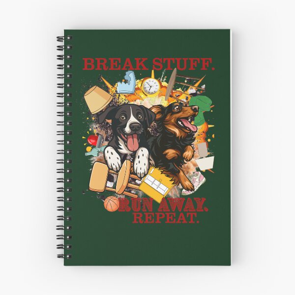 Item preview, "Chaos Dog Energy Lifestyle, Break Stuff. Run Away. Repeat" designed and sold by MMCollection99.