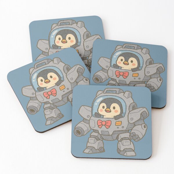 Item preview, Penguin Mecha Pilot designed and sold by ChirpInc.