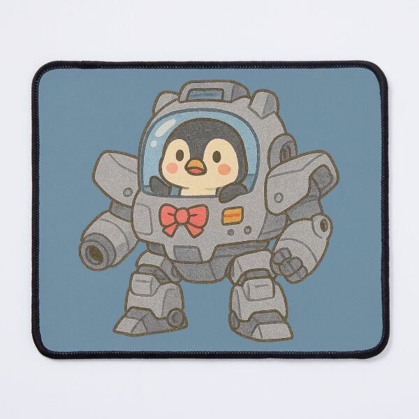 Item preview, Penguin Mecha Pilot designed and sold by ChirpInc.