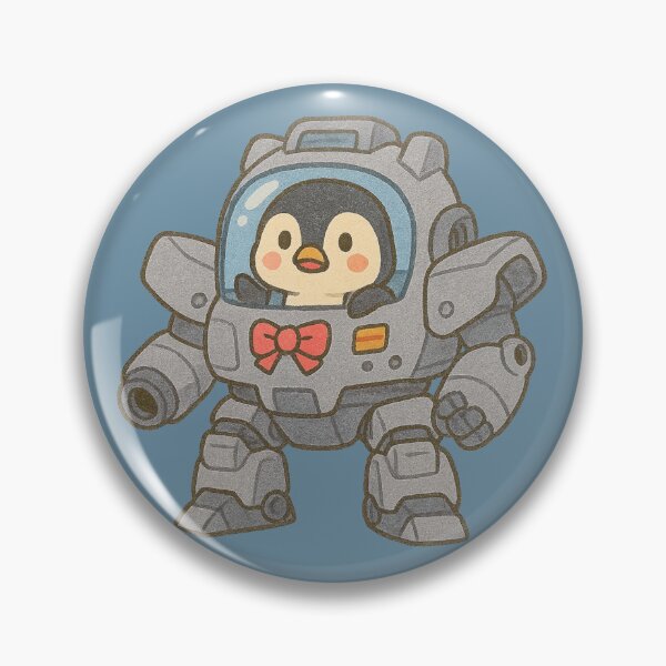 Item preview, Penguin Mecha Pilot designed and sold by ChirpInc.