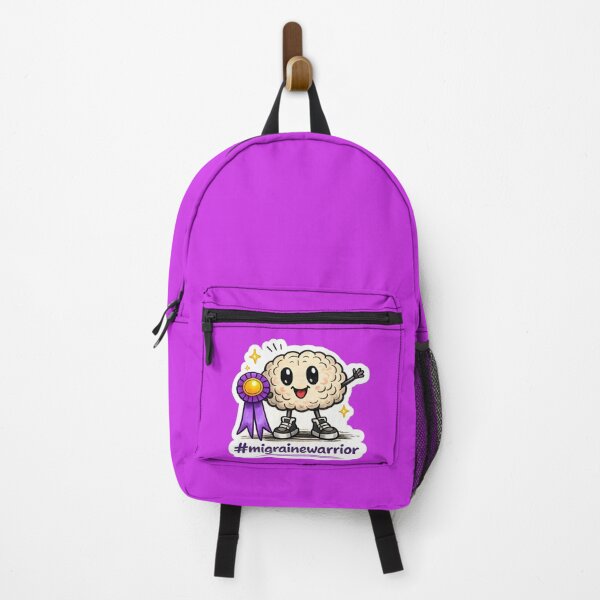 Item preview, Migraine Warrior, purple edition designed and sold by The Migraine Enlightenment.