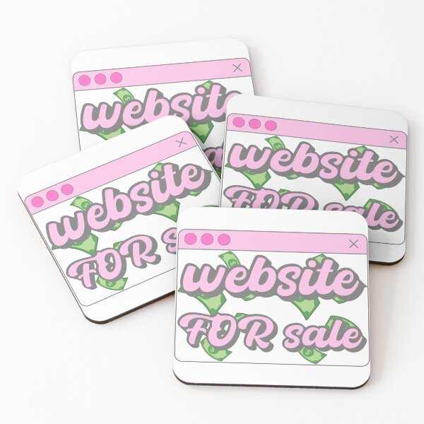 Item preview, Pink Cute Sell Your Website Falling Dollars WWW designed and sold by ReuvenStore.